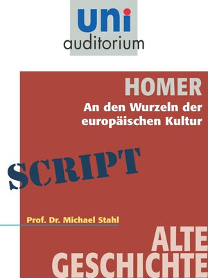 cover image of Homer--An den Wurzeln der europäischen Kultur